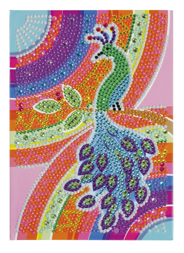 Diamond Paint Notebook Peacock - Image 2