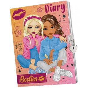 Besties A5 Diary 60 sheets with key & lock