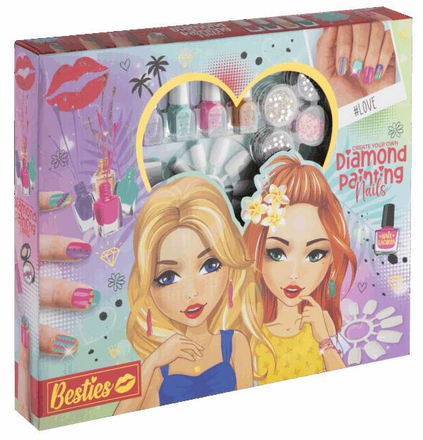 Besties Diamond Painting Nail set