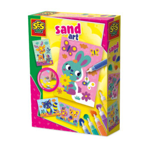 Coloured sand art - Forest animals