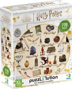 Dodo Puzzlution Harry Potter Wizard's Guide 770-Piece Jigsaw Puzzle