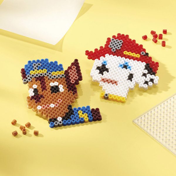 Paw Patrol 3 In 1 Creative Set - An Iron On Beads, Stamp Set And Pompom Pixel Paint Triple Pack - Image 5