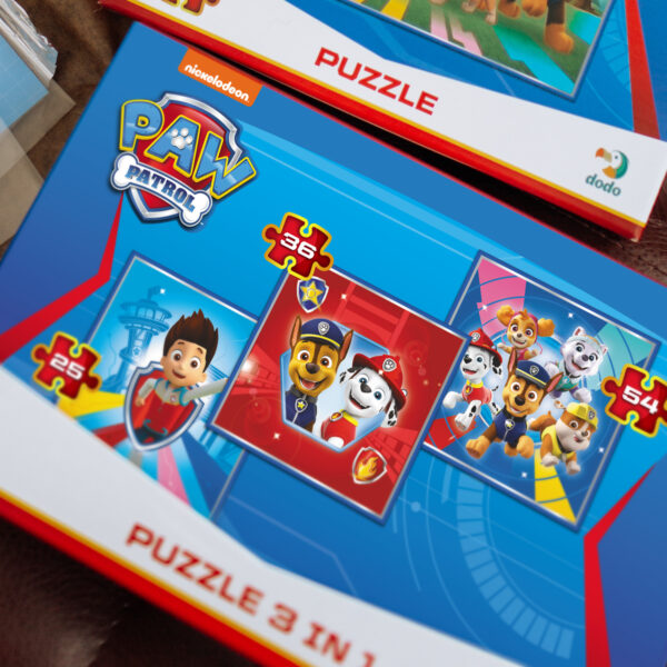Paw Patrol 3 - 1 Puzzle (25, 36 and 54 Pieces) - Image 10