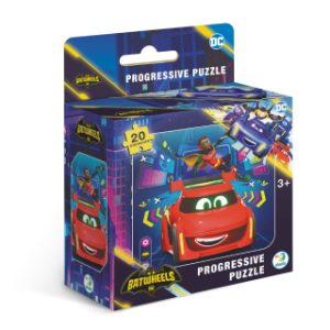 Dodo DC Batwheels Redbird 4-in-1 Progressive Jigsaw Puzzle Set
