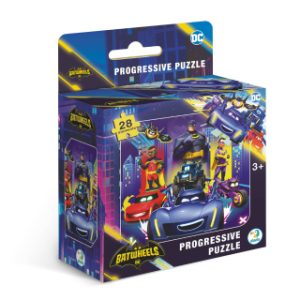 Dodo DC Batwheels 4-in-1 Progressive Jigsaw Puzzle Set