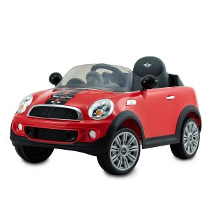 Rollplay Mini Cooper S Roadster 6V Electric Ride-On Car + RC - Red