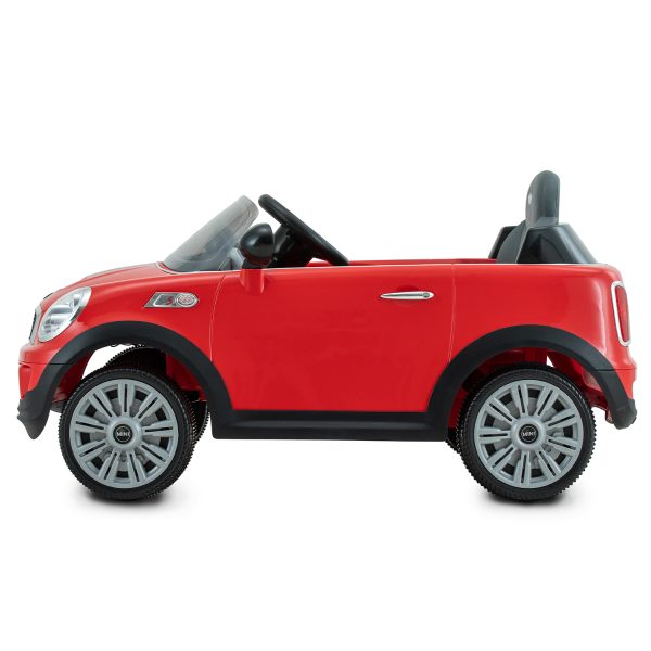 Rollplay Mini Cooper S Roadster 6V Electric Ride-On Car + RC - Red - Image 4