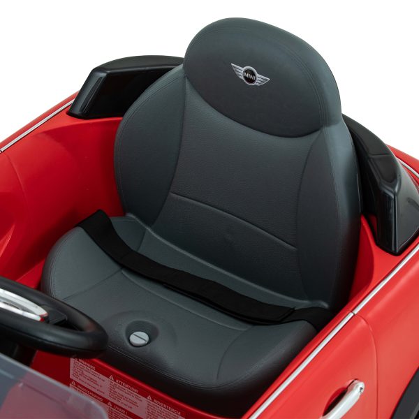 Rollplay Mini Cooper S Roadster 6V Electric Ride-On Car + RC - Red - Image 6