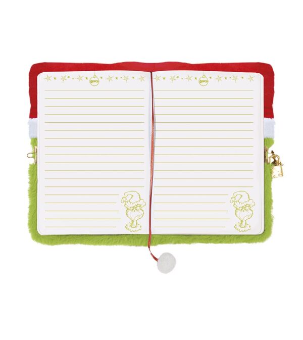 Grinch Fluffy Notebook - Image 2