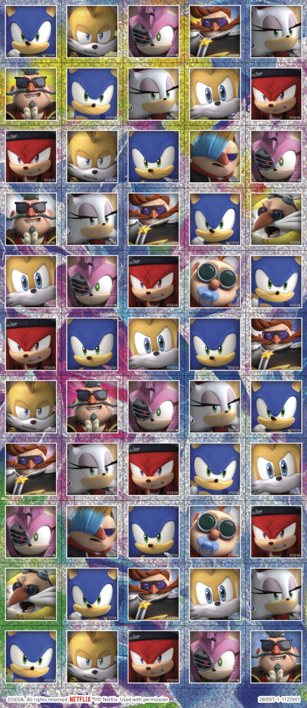 Sonic Super Sticker Set - Image 3