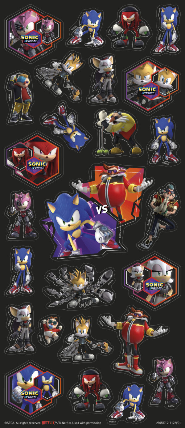 Sonic Super Sticker Set - Image 4