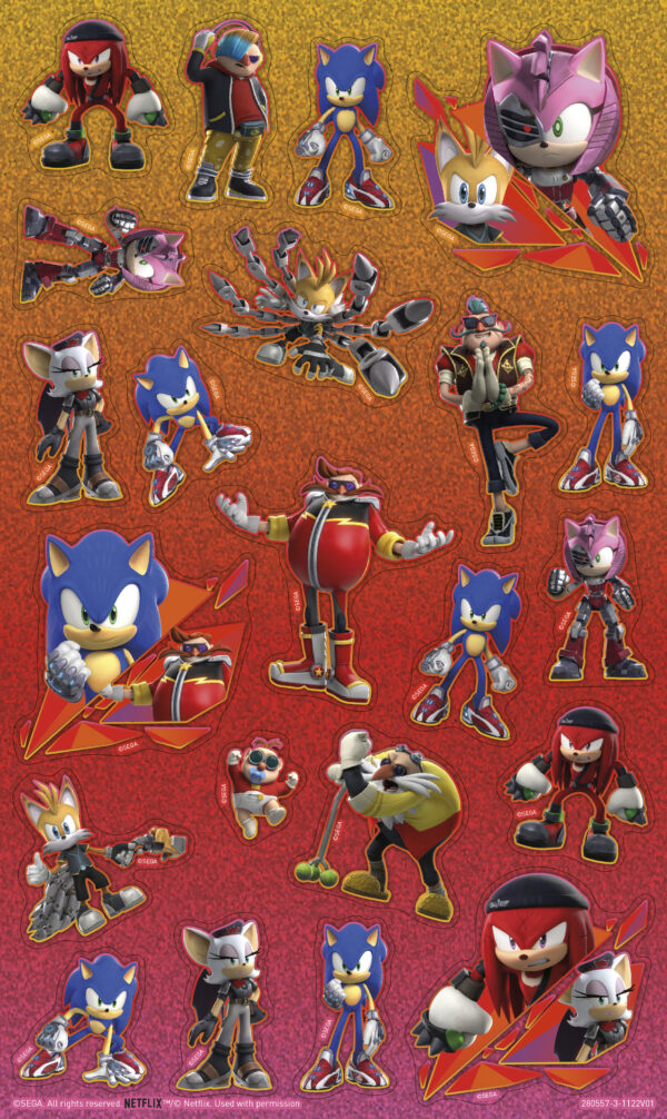 Sonic Super Sticker Set - Image 5