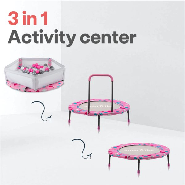 SmarTrike Trampoline 3 in 1 - Pink - Image 2