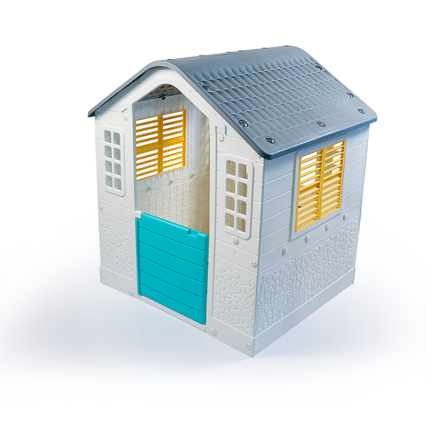 Dolu Kids Outdoor Playhouse – White - Image 4