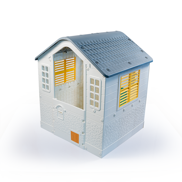 Dolu Kids Outdoor Playhouse – White - Image 5