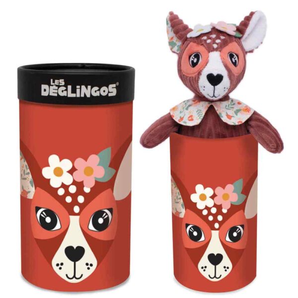Les Déglingos Small Simply Plush in Box: Melimelos the Deer - Image 2