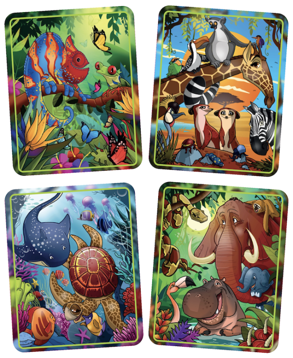 QwiToys 3 in 1 Tropics & Animals 3 in 1 Playbook  Twin Pack - Image 7