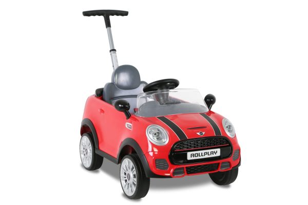 Rollplay Mini Cooper Push Car - Red - Image 2
