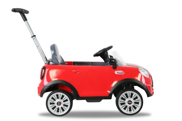 Rollplay Mini Cooper Push Car - Red - Image 7