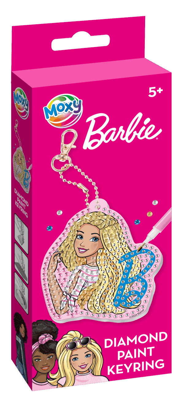 Barbie Diamond Painting Keyring Kit - Image 3