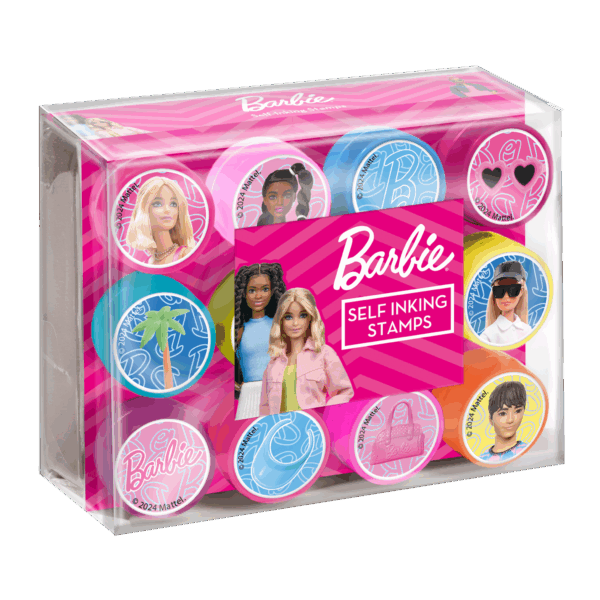 Totum Barbie Self-Inking Stamper Set (12 Pack)
