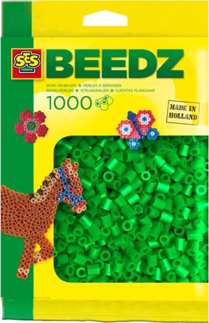 Iron on beads 1000 green