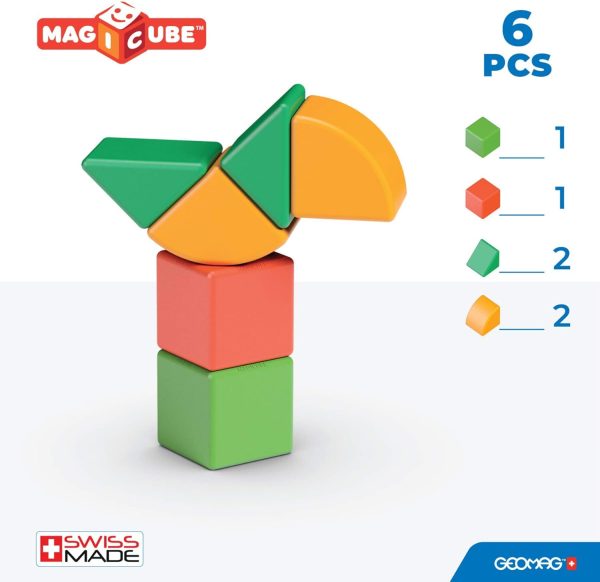 Geomag Magicube Recycled Starter Set 6 Pieces - Image 5
