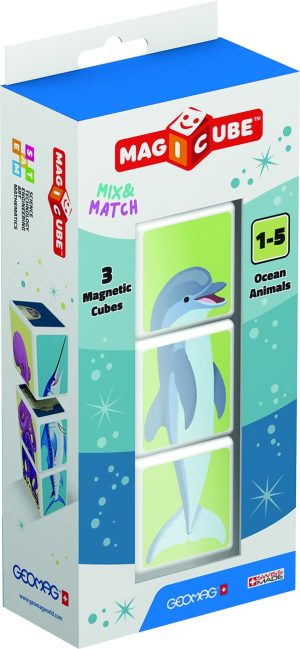 Geomag Magicube Ocean Animals 3 cubes