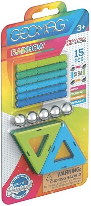 Geomag Rainbow Panels 15 Pieces Blister Pack