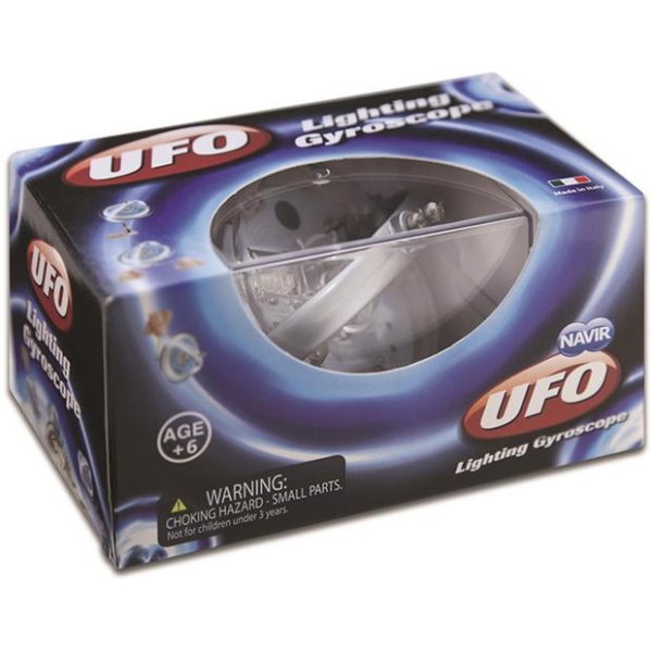 UFO Lighting Gyroscope  - Cream and Blue