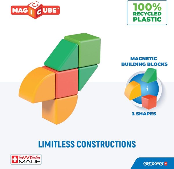 Geomag Magicube Recycled Starter Set 6 Pieces - Image 4