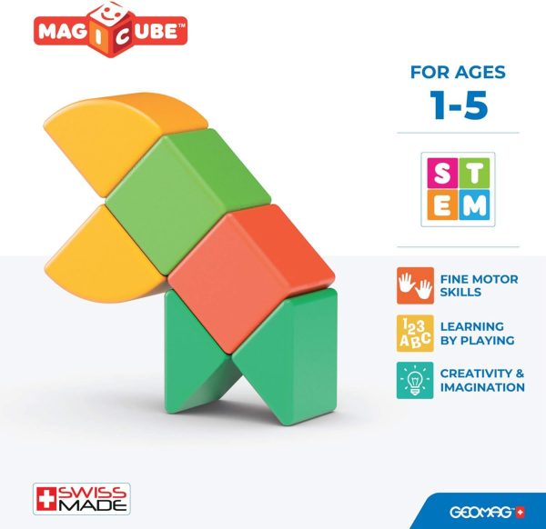 Geomag Magicube Recycled Starter Set 6 Pieces - Image 3