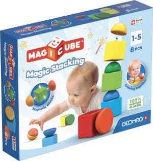 Geomag Magicube Recycled Magic Stacking 8 Pieces Set