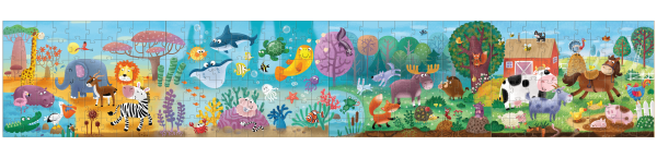 Dodo Animals 4-in-1 Jigsaw Puzzle Set (4 x 60 Pieces) - Image 2