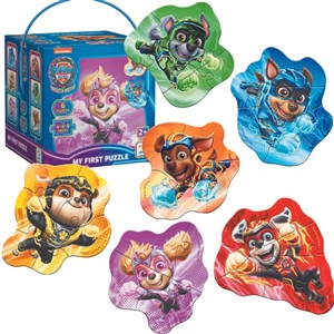 Dodo Paw Patrol Mighty Pups My First Puzzle Set (6 Puzzles, Carry Case)