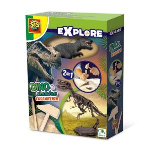 Dino and skeleton excavation 2 in 1 - Assortment