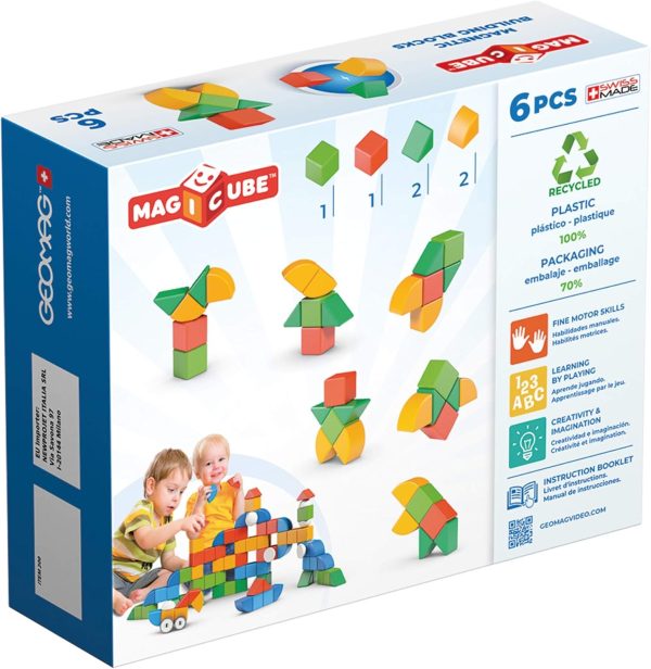Geomag Magicube Recycled Starter Set 6 Pieces - Image 2
