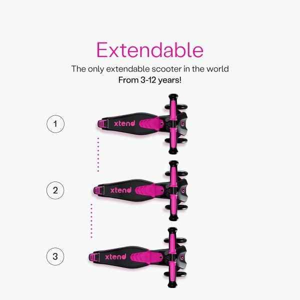 Xtend Scooter ride on - Pink - Image 5