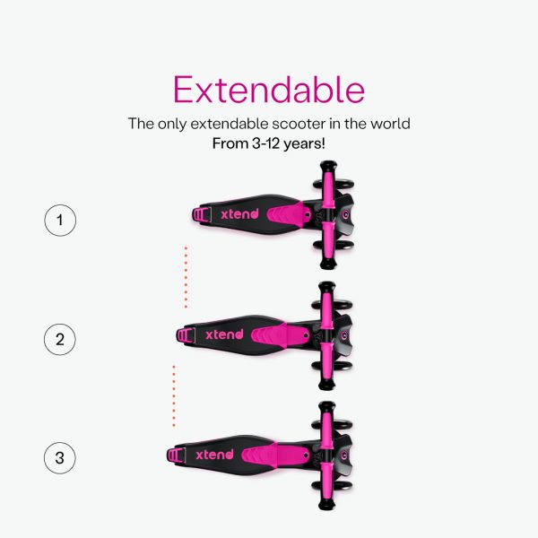 Xtend Scooter - Pink - Image 4