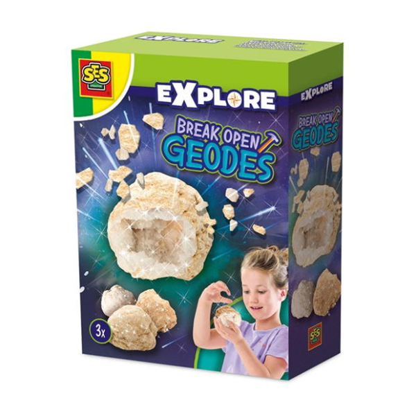 Break open geodes