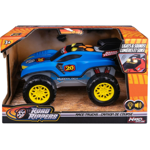 Nikko 10 Inch Race Truck with Lights and Sound - Blue - Image 3