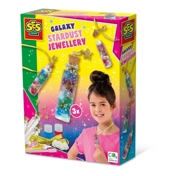 Galaxy stardust jewellery