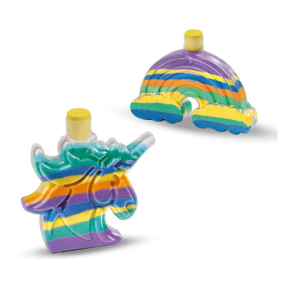 Galaxy sand art bottles unicorn and rainbow - Image 6