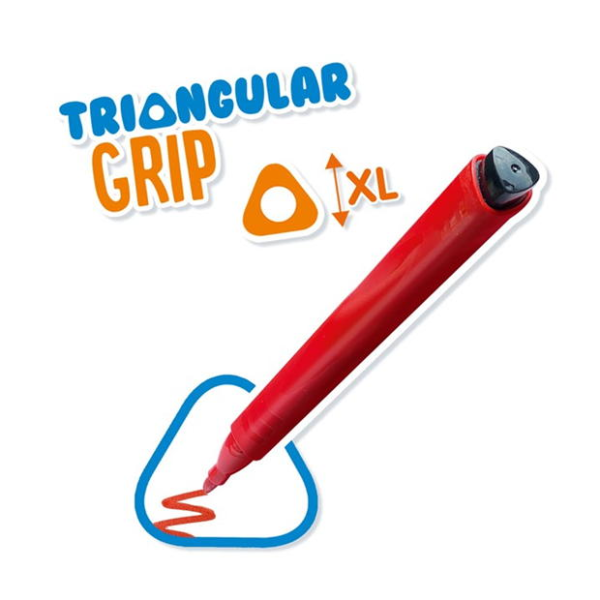 Triangular grip colouring pens - Image 3