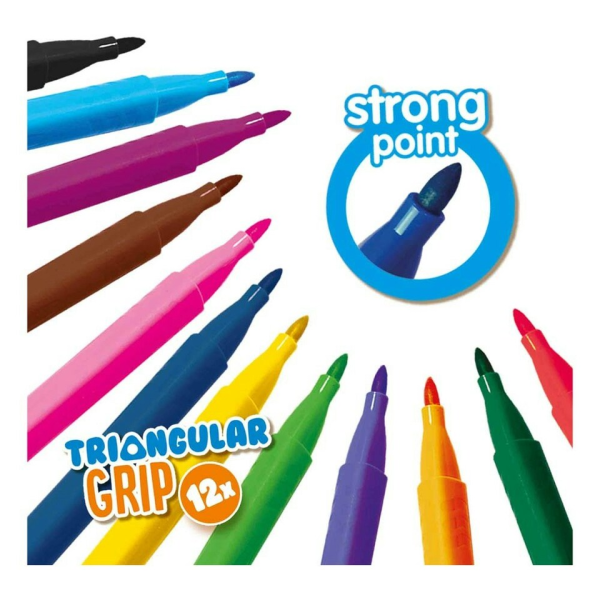 Colour by numbers - Triangular grip colouring pens - Image 5