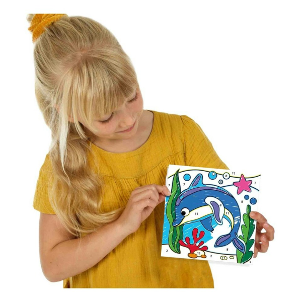 Colour by numbers - Triangular grip colouring pens - Image 6