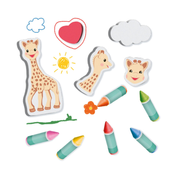 Sophie la giraffe - Bath crayons with shapes - Image 5