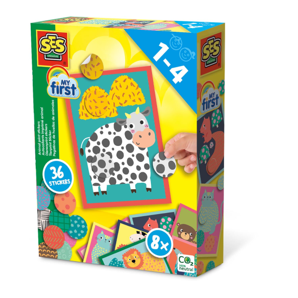 My first - Animal print stickers