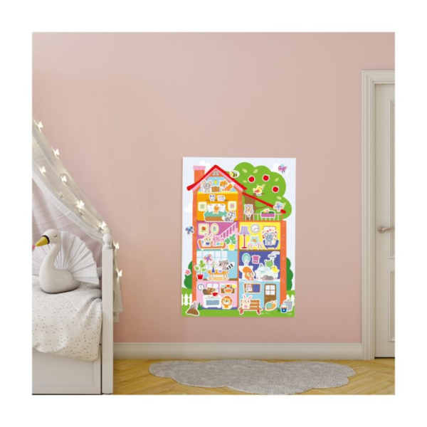 My first poster with stickers - House - Image 5