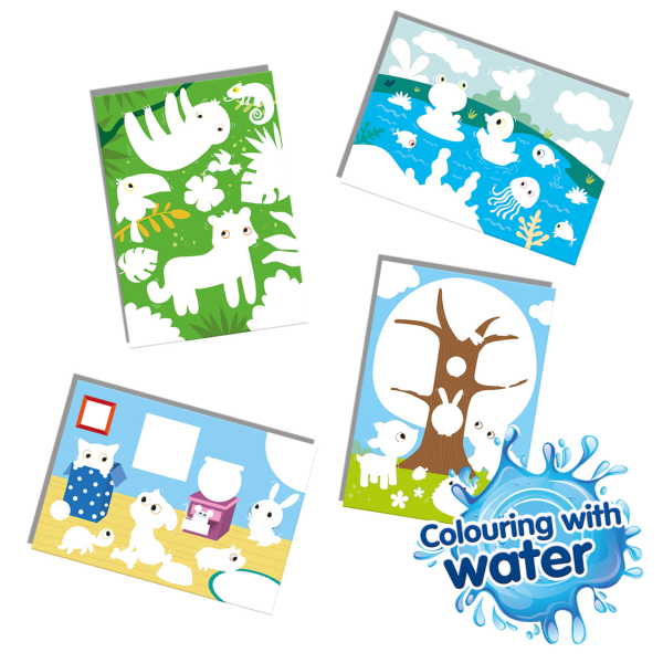 Colouring with water - Hidden animals - Image 4